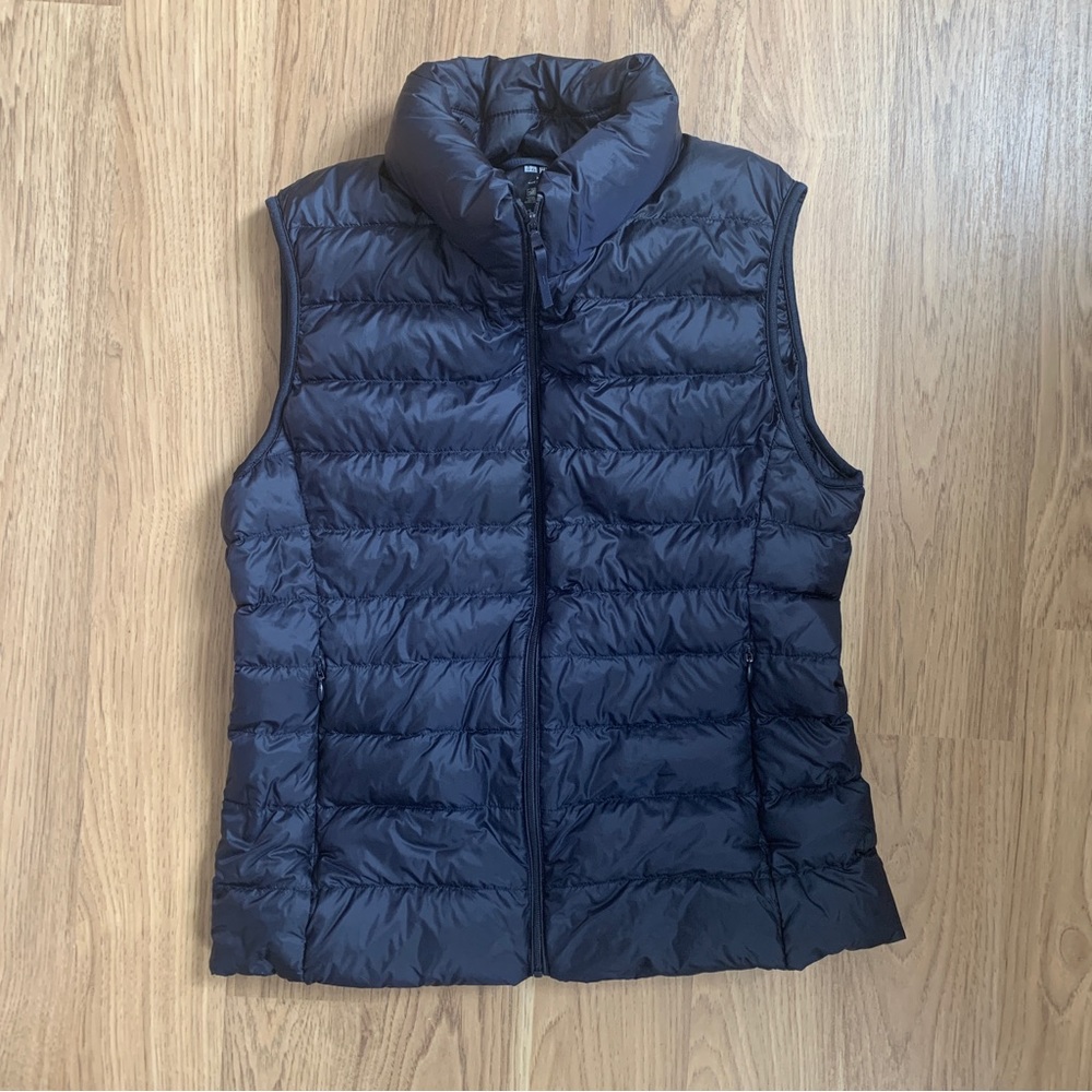 Lightweight Navy Uniqlo Packable Vest